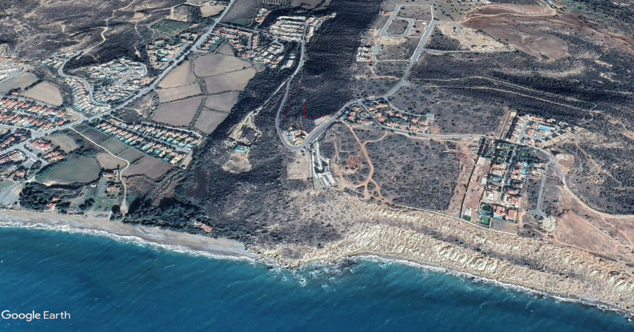 Pissouri-google-earth Land Parcel For Sale – Pissouri