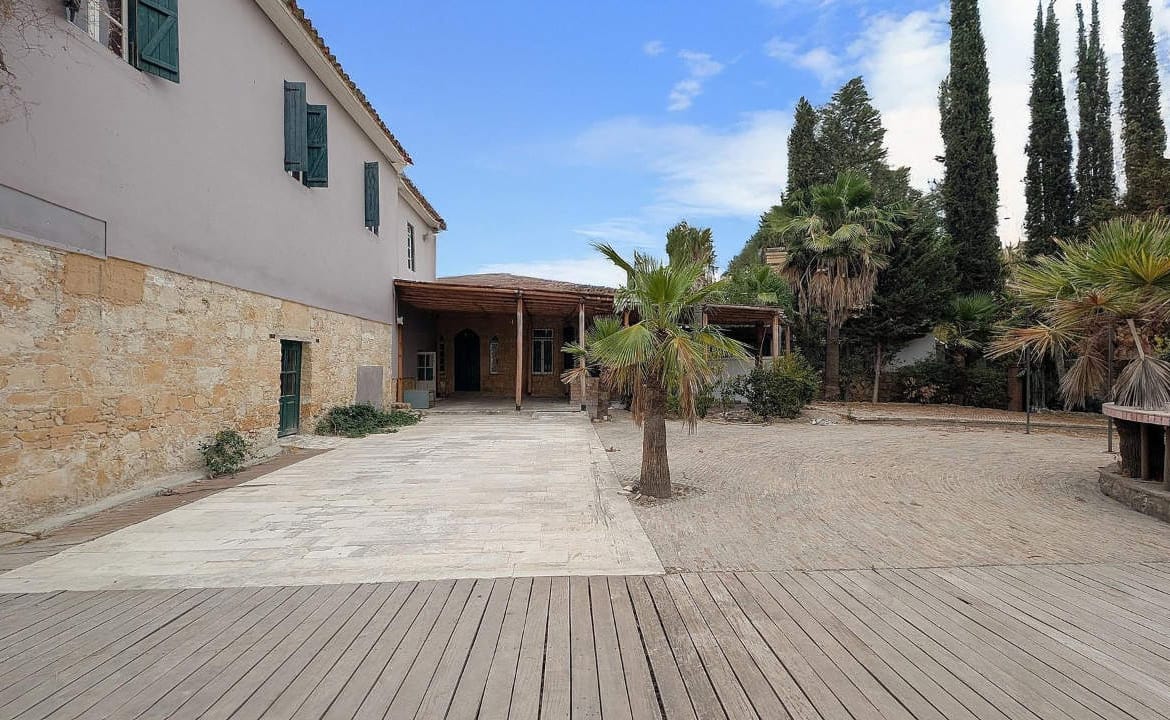 Listed building courtyard Nicosia