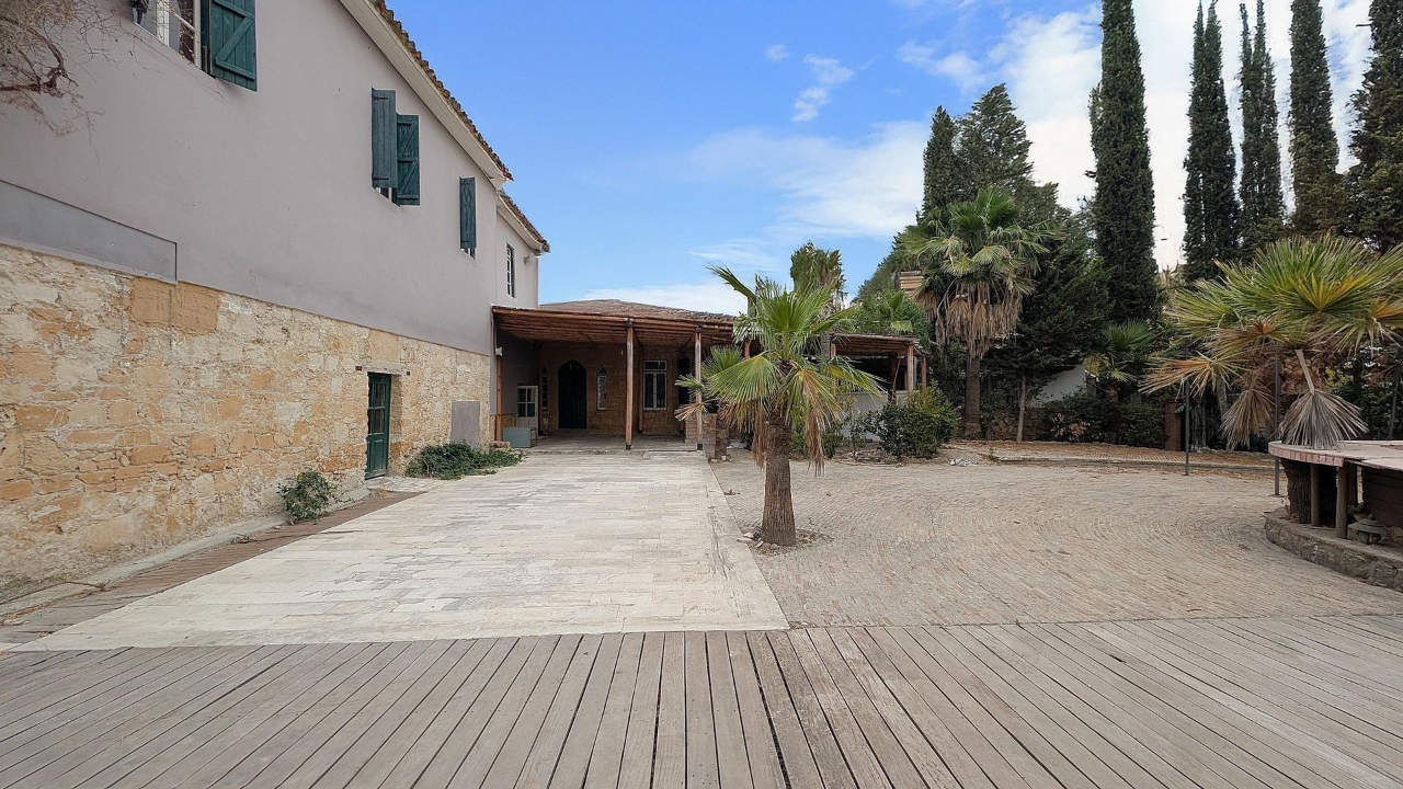 Listed building courtyard Nicosia