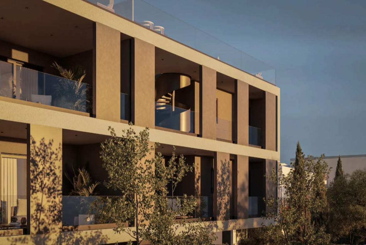 Spacious 2 Bedroom Penthouse – Paphos