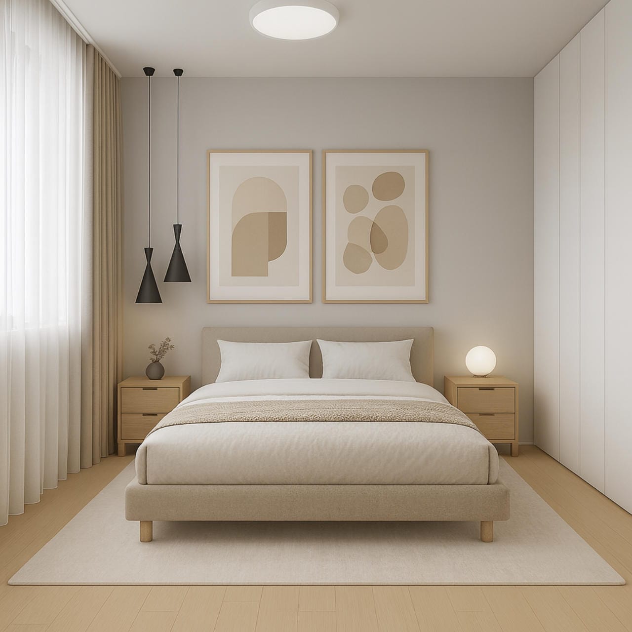 1510-bedroom Modern 2 Bedroom Apartment in Livadia
