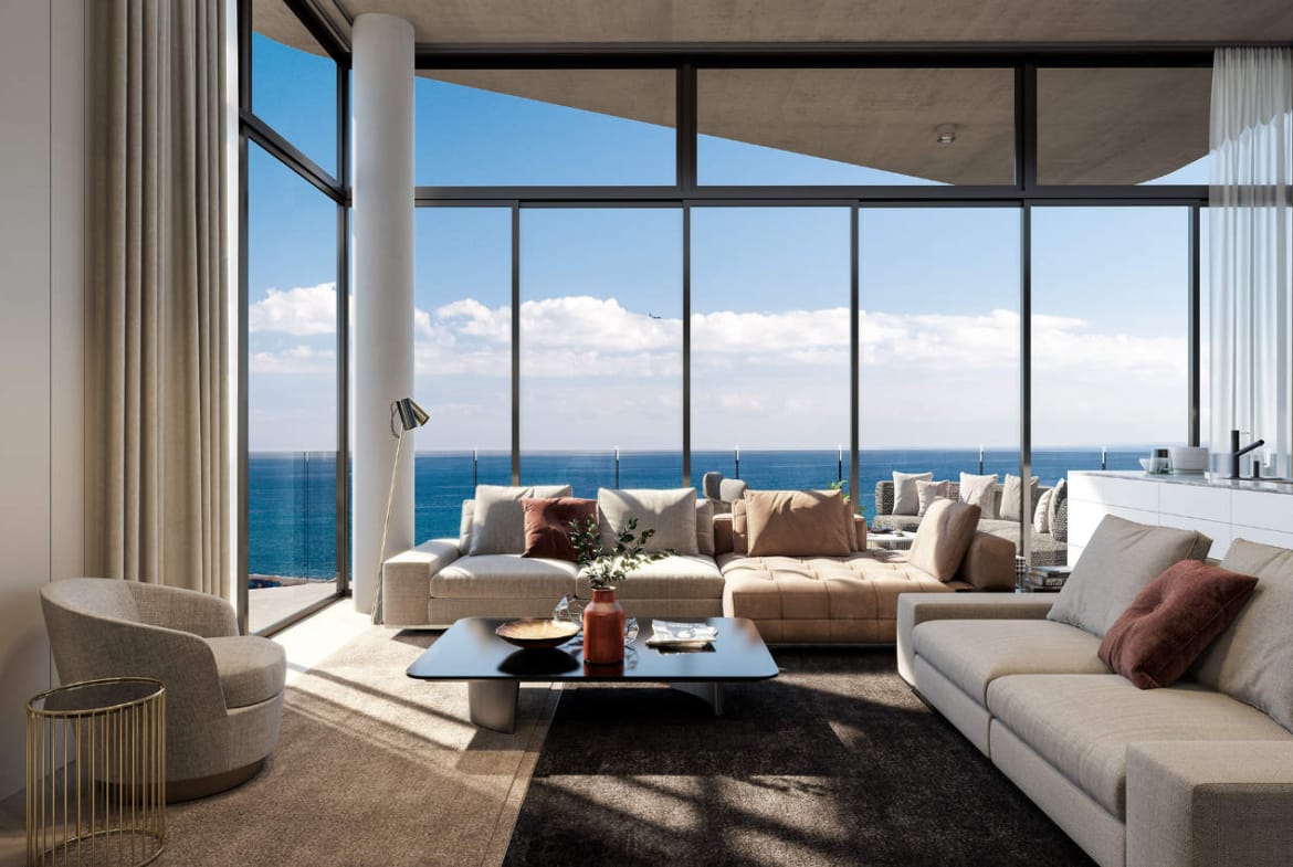 Exclusive Top Floor Apartment With Sea Views