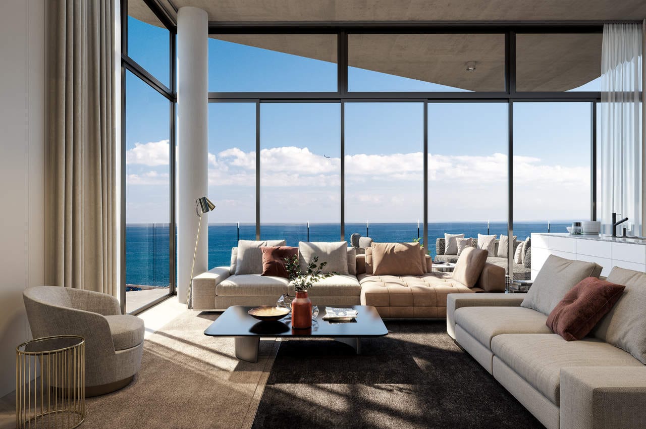 1574-10 Exclusive Top Floor Apartment With Sea Views