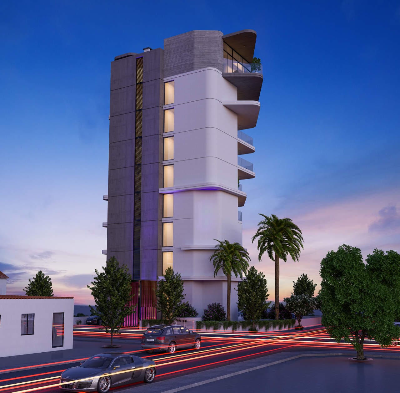 1574-8- VIEW 2 NIGHT Exclusive Top Floor Apartment With Sea Views