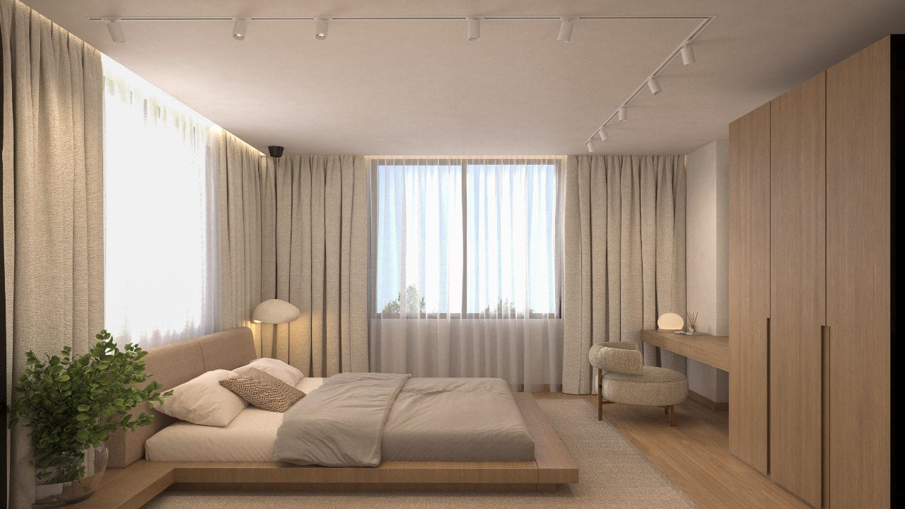 1578-11-2 Bedroom Flat 101-201_3_Bedroom A1 Modern 2 Bedroom Apartment | Strovolos, Nicosia