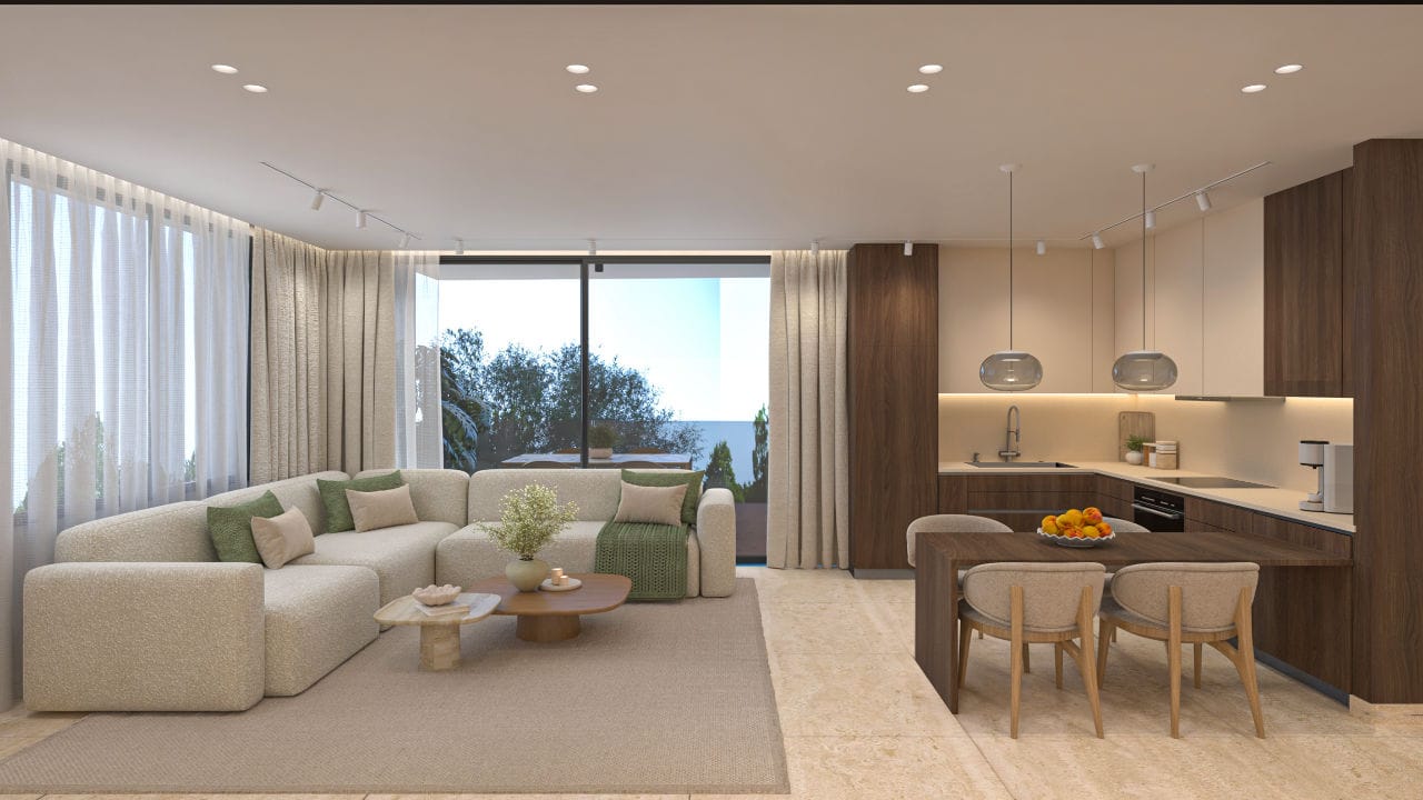 1578-15-Two Bedroom Flat 101-201 Modern 2 Bedroom Apartment | Strovolos, Nicosia