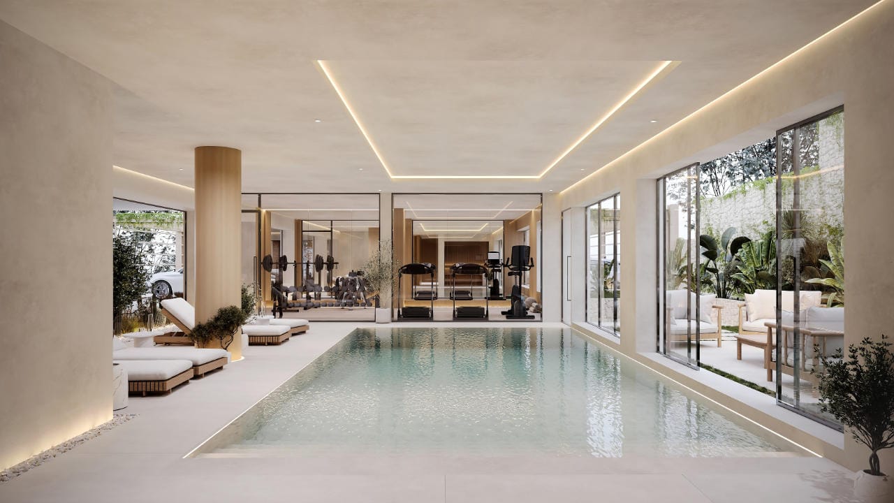 1579-indoor-pool Luxury 2 Bedroom Penthouse with Sea Views