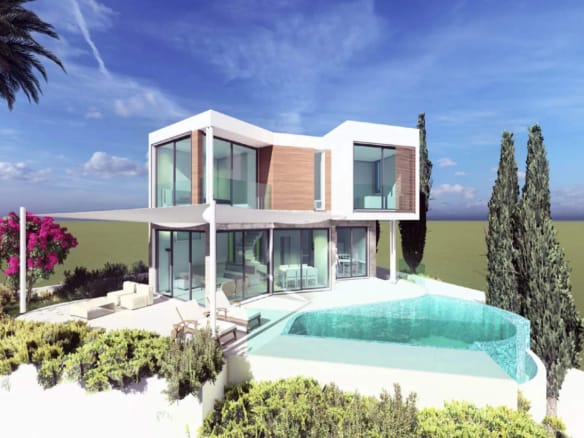 4 Bedroom Beachfront Villa | Chlorakas, Paphos