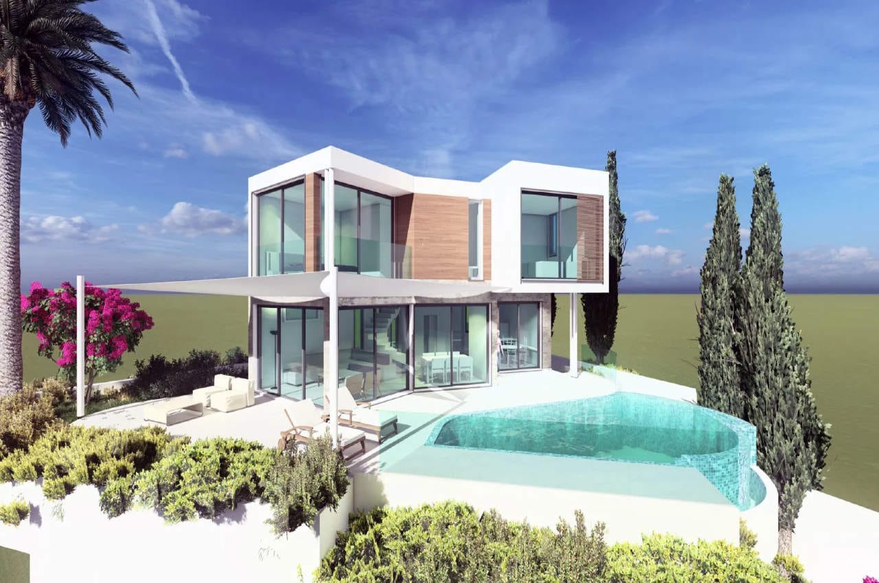 4 Bedroom Beachfront Villa | Chlorakas, Paphos