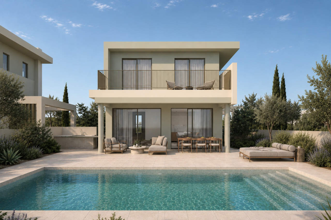 1667-1 3 bedroom villa, Pervolia, Larnaca